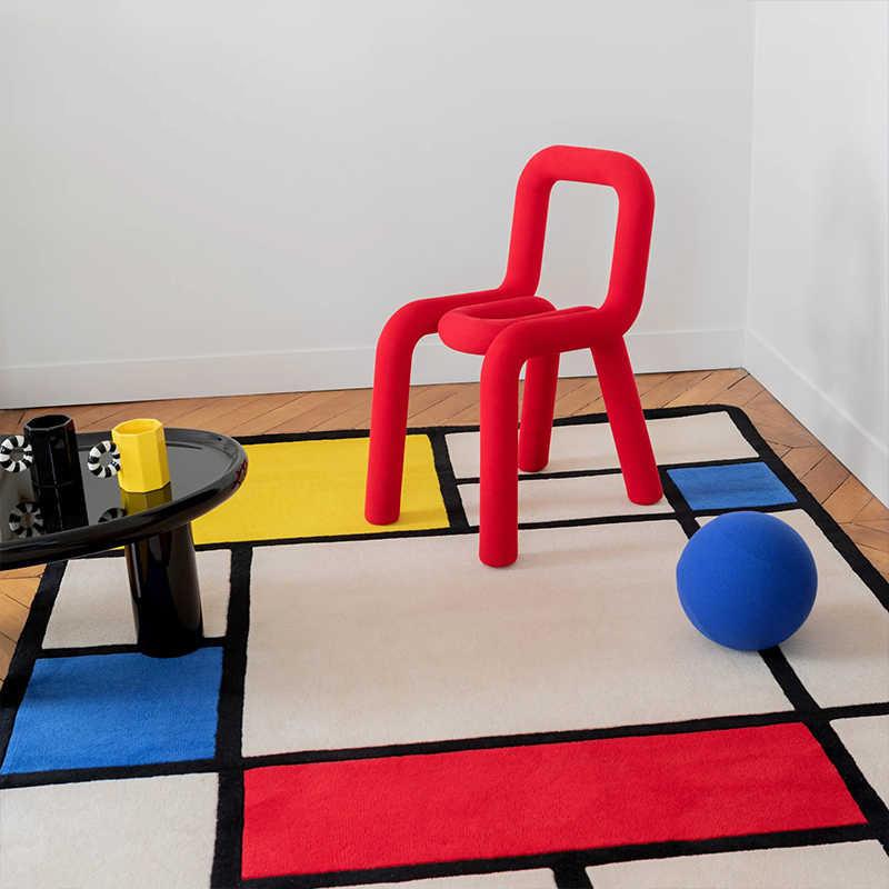 북유럽 럭셔리 몬드리안 뉴질랜드 울 거실 수입 사각 대형 러그 초대형 카페트 인테리어 A