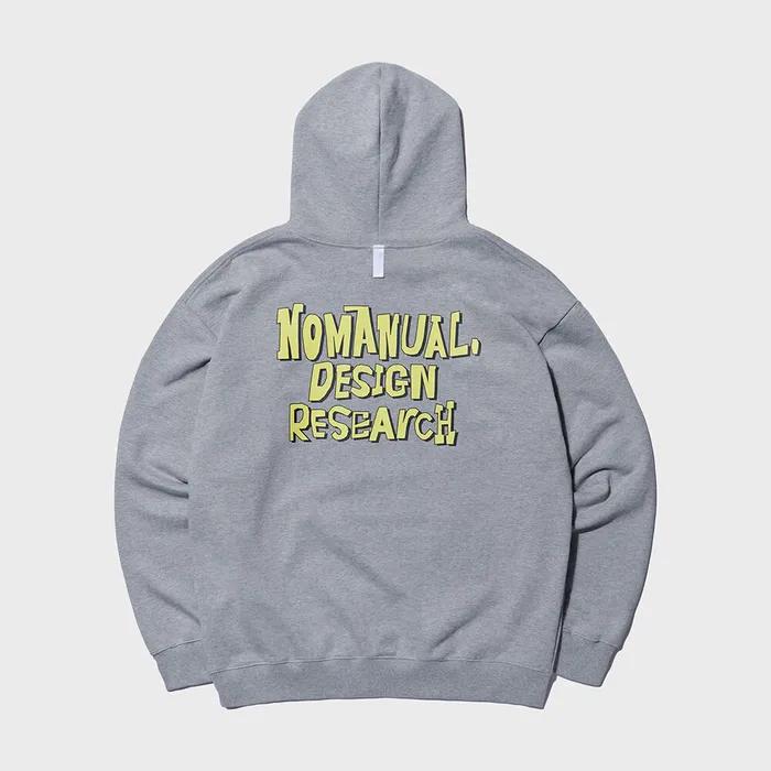 DOODLE LOGO HOODIE - GRAY
