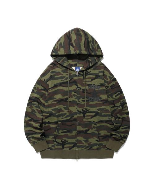 G&C HOOD ZIP UP_CAMO(IK2FSMM481A)