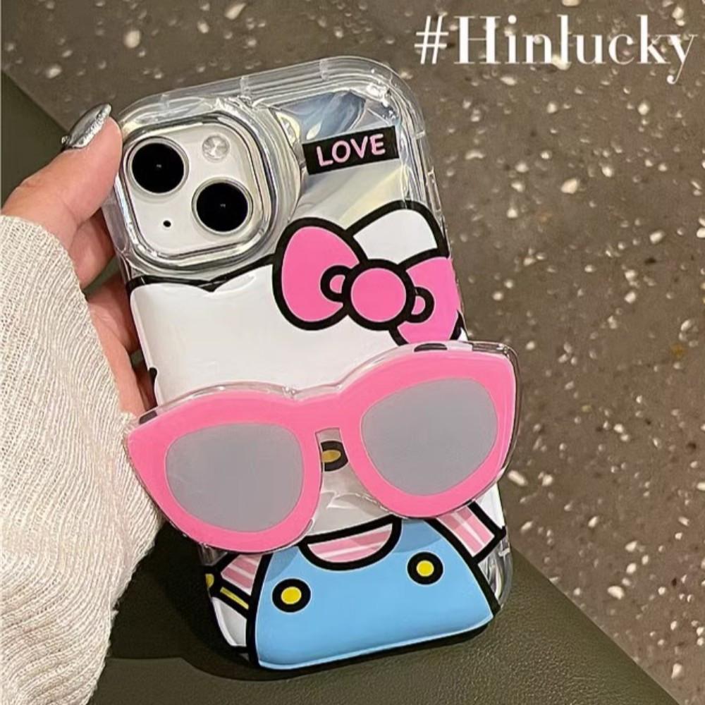 아이폰 키티 선글라스 케이스 산리오 헬로키티 14 13 12 프로 맥스
