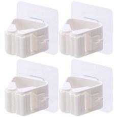 디오셀 무타공 접착식 청소도구 걸이