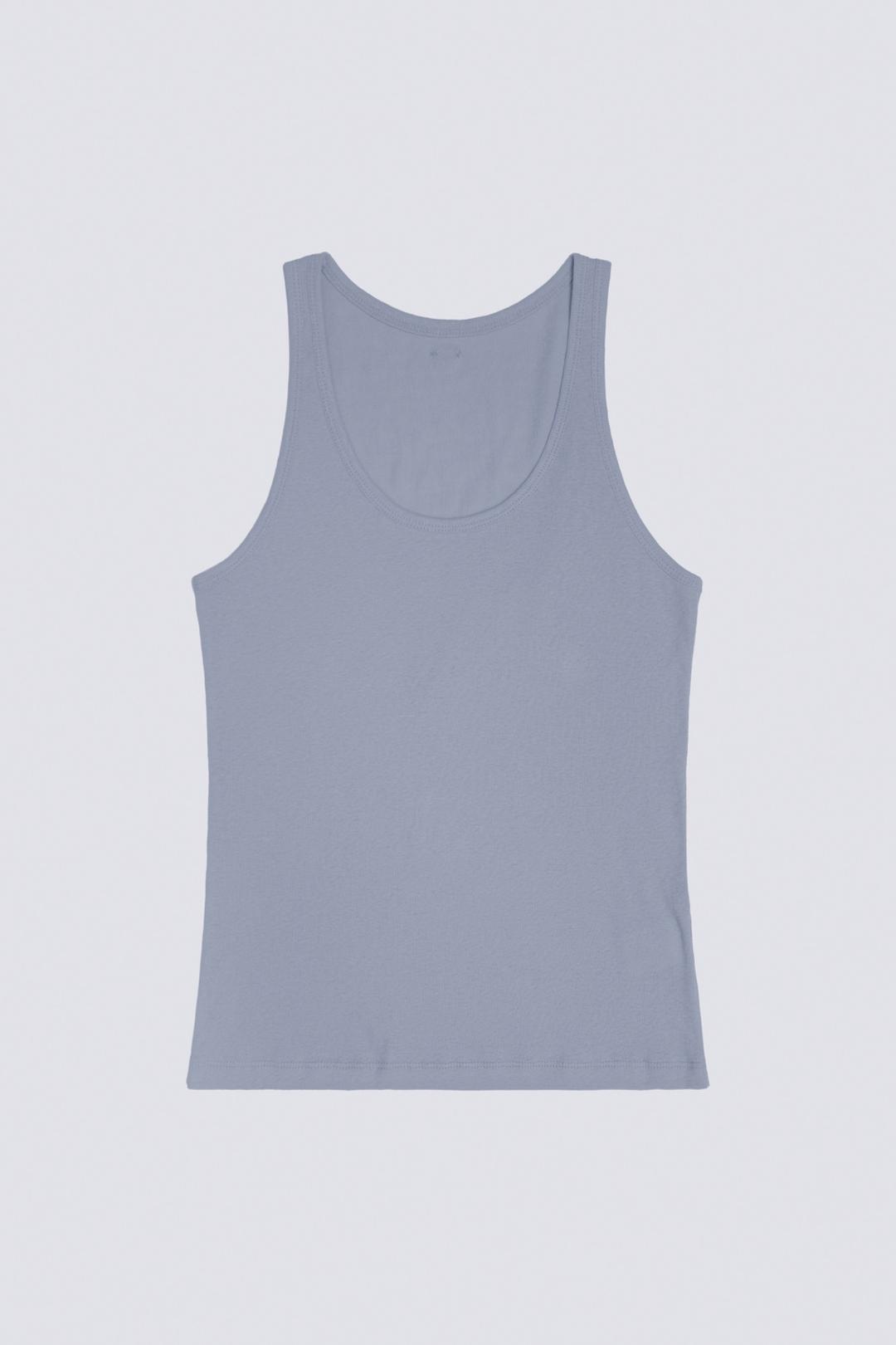 Essential cotton sleeveless, Blue