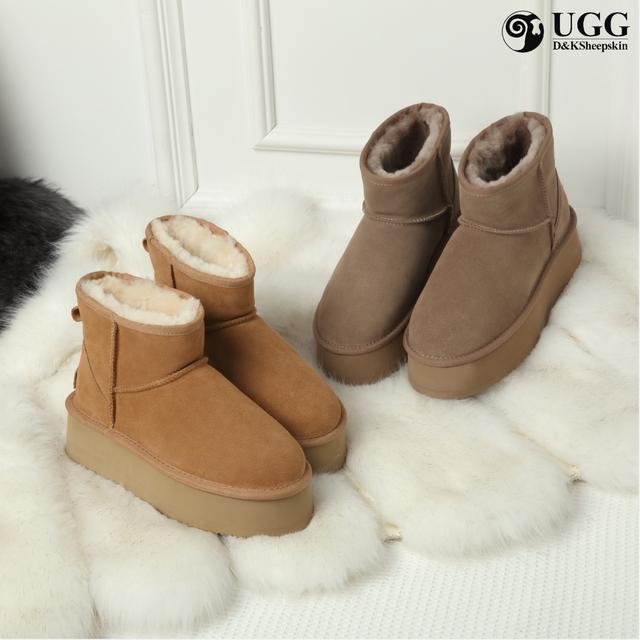 DK UGG 양털 통굽 부츠 울트라 미니 클래식 플랫폼 디케이 어그 DK115