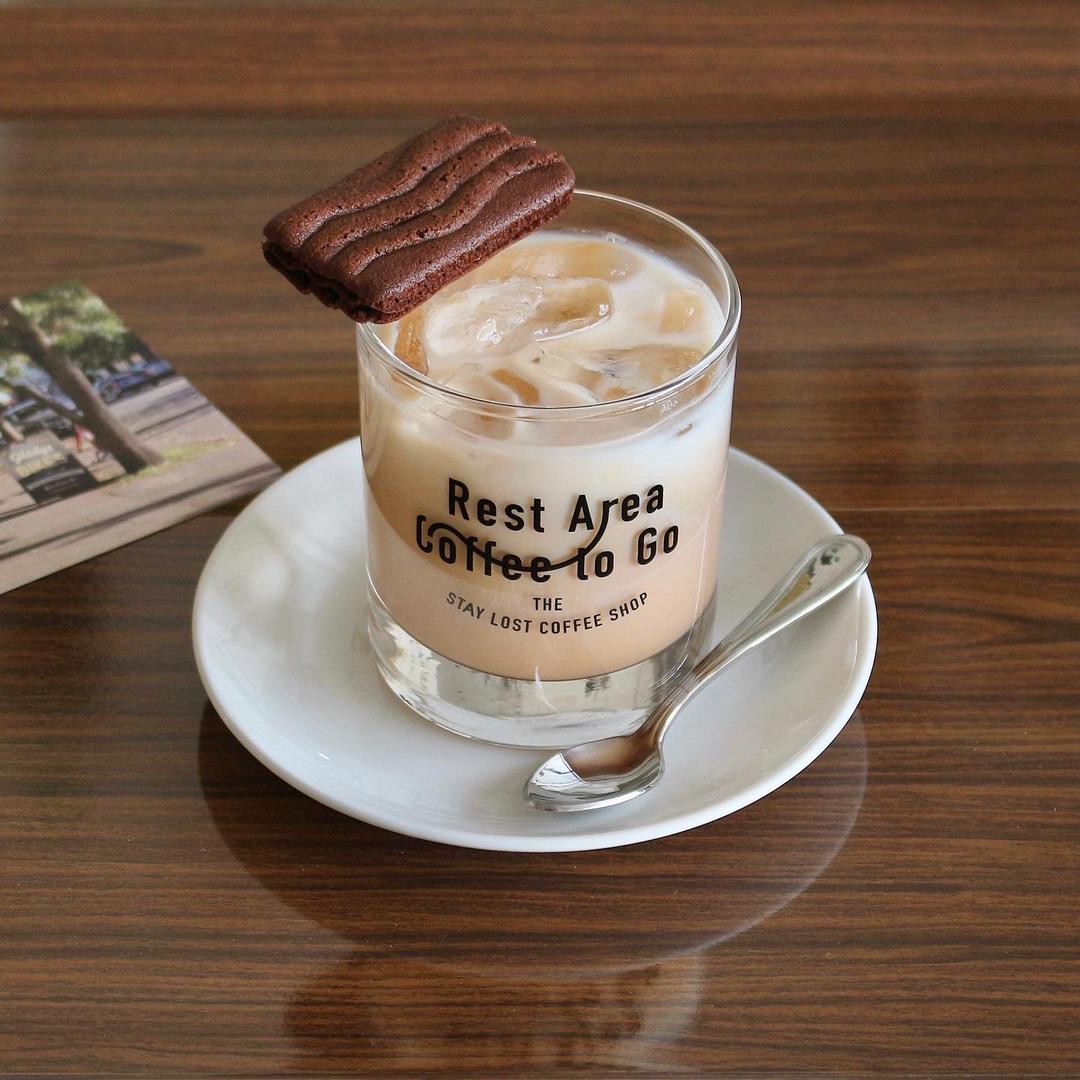 [스테이로스트] REST AREA GLASS CUP 300ML (SHORT VER.) 유리컵