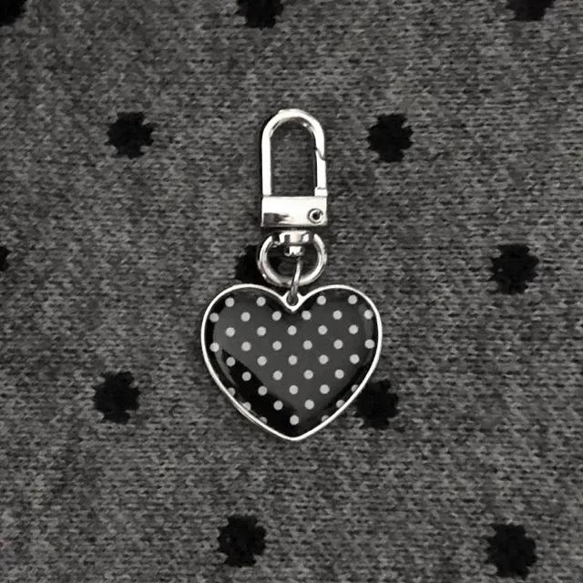 [자체제작] dot heart keyring