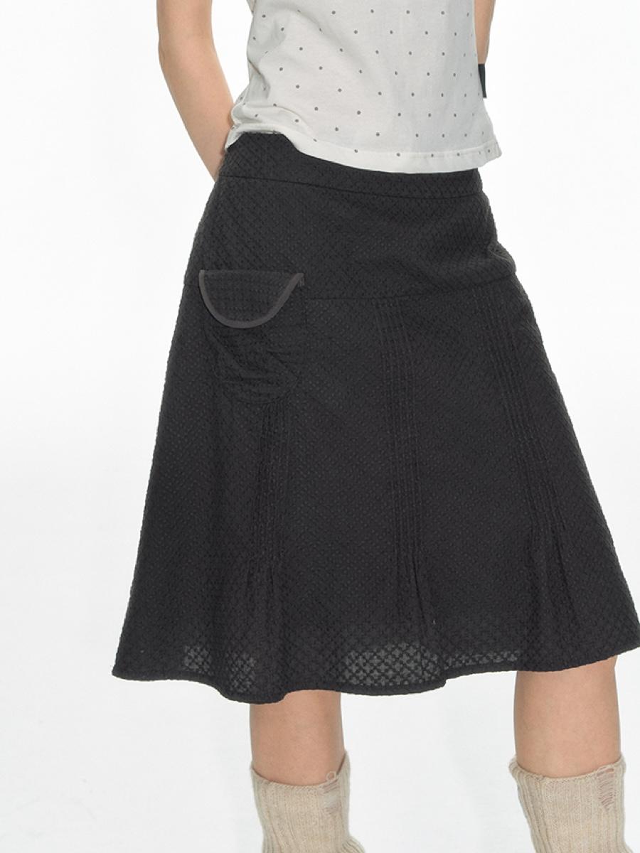 TAKEANAP Mini Pocket Pleat Skirt (2color)