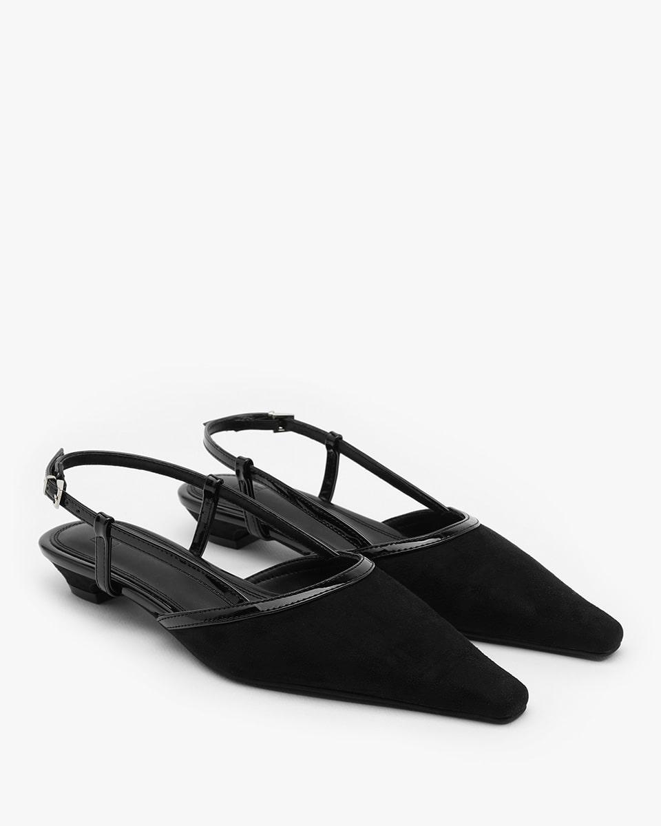 SOHO Suede Slingbacks_Black