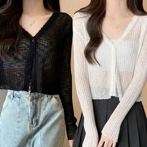 [1+1] 오앤오 여성 썸머 데일리 가디건 2종 세트 - 상의류 | 쿠팡