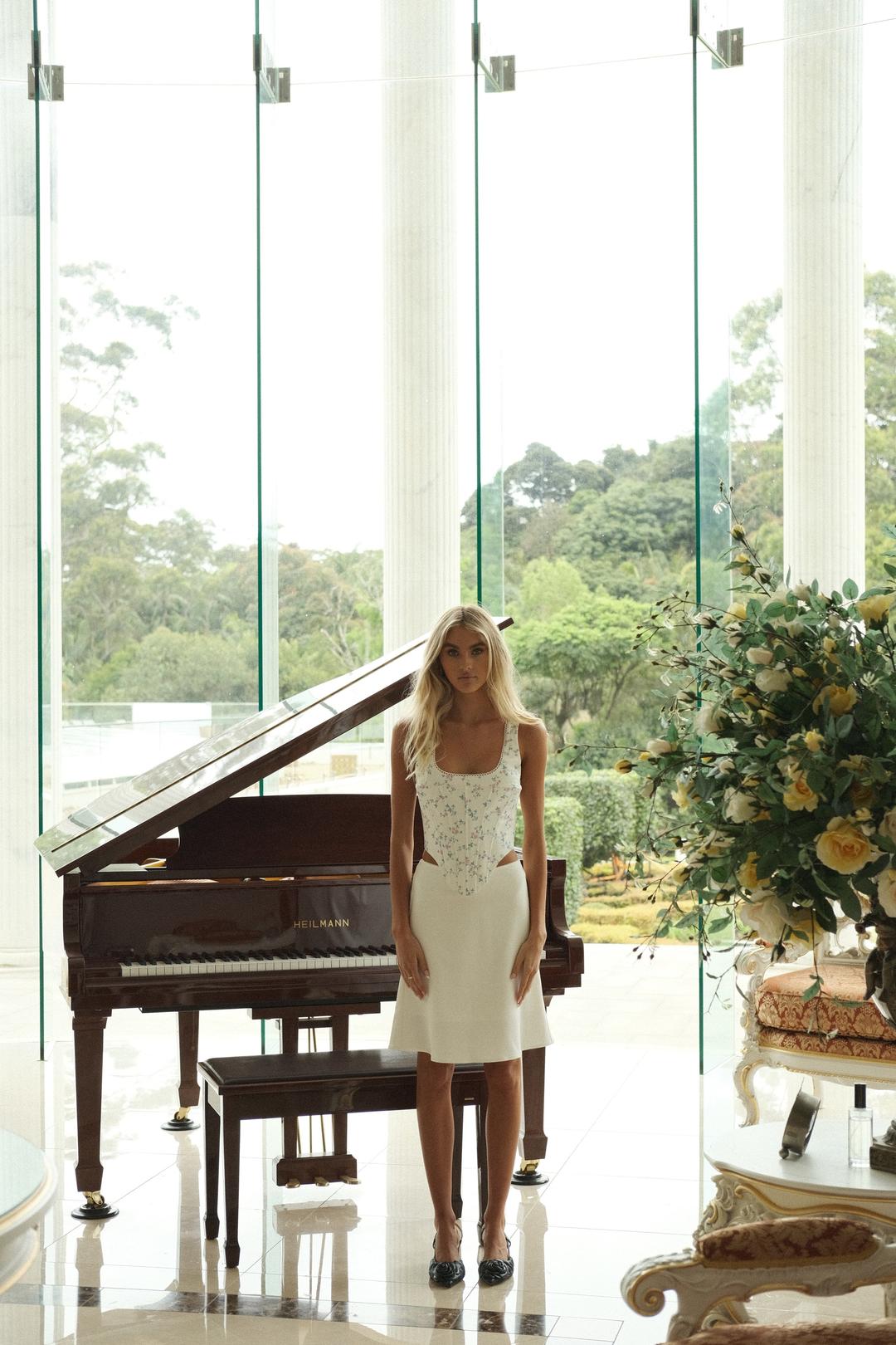 Allegra Corset | Rose - 4 (XXS)