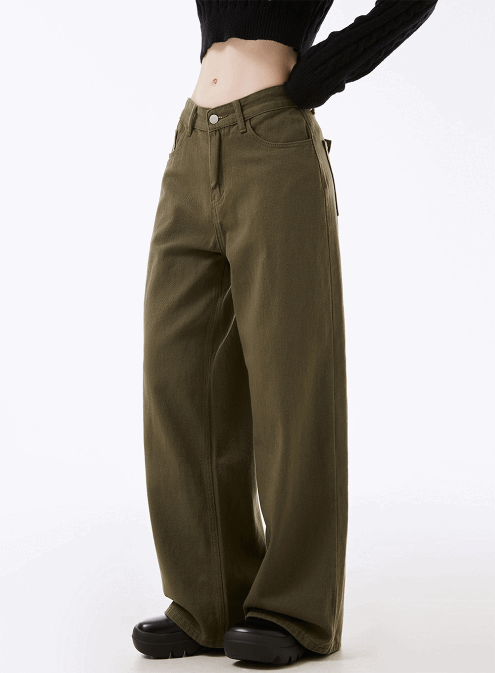 아더슨 비죠 와이드 코튼팬츠