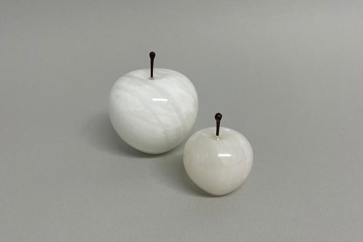 Marble Apple (Wihte) 마블 스톤 애플 페이퍼웨이트 사과 문진 오브제 소품