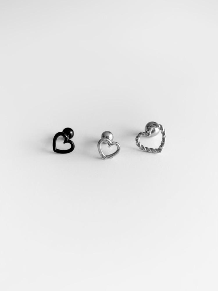 (어센틱) Basic heart piercing 하트피어싱