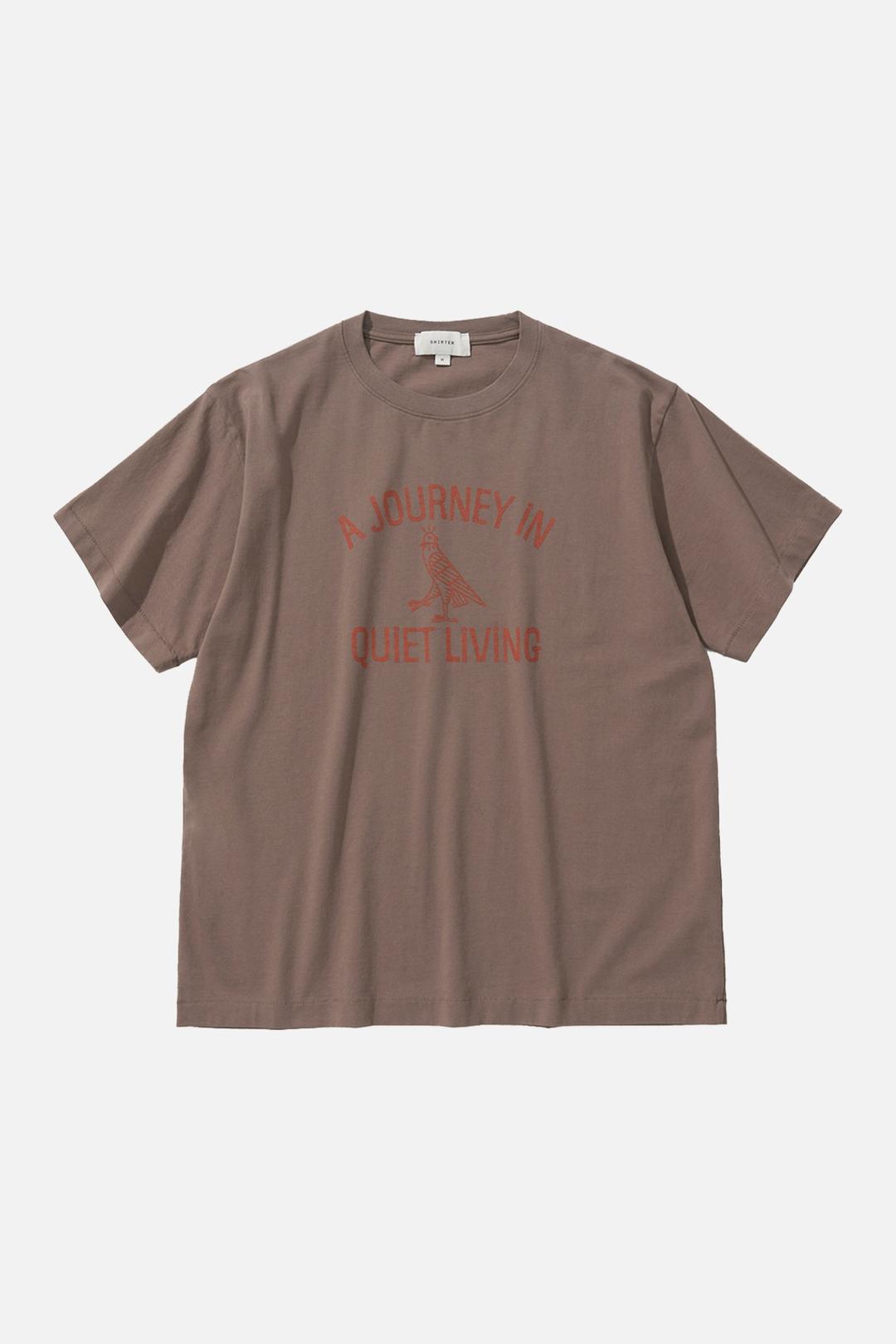 SHIRTER Washed Journey T-Shirt "Brick\" 셔터 워시드 저니 티셔츠 \"브릭\"