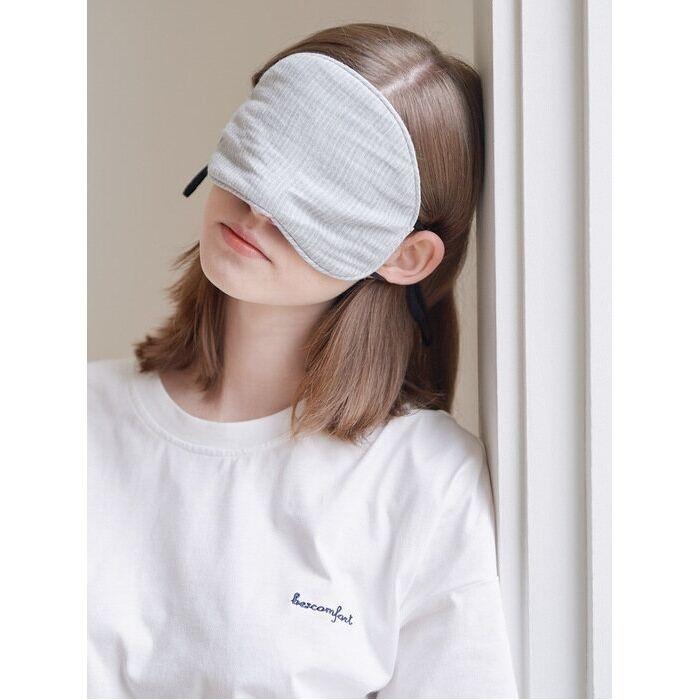 (항균 방취) 파인 수면 안대 - 그레이