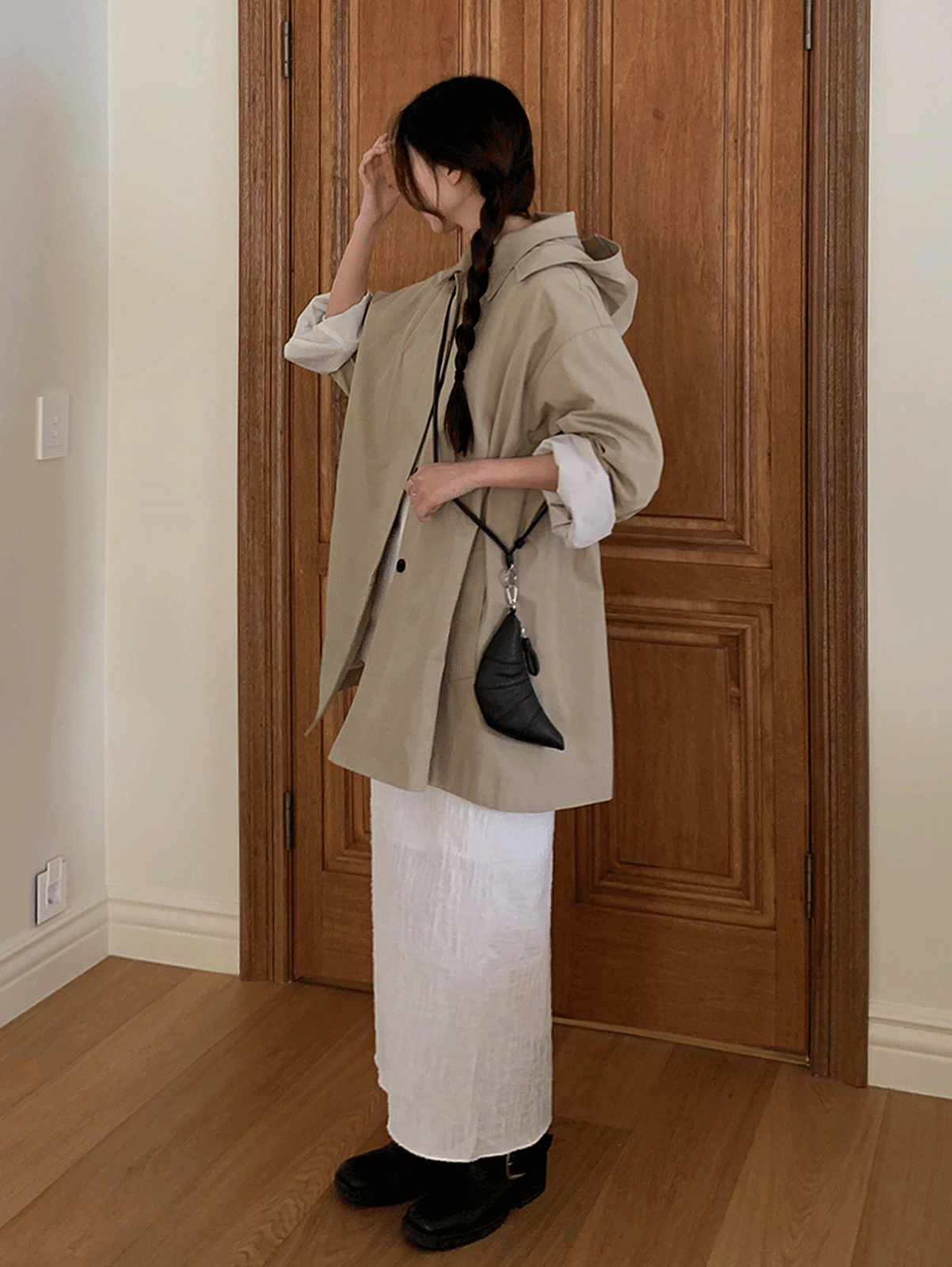 rium banding long skirt (2color)