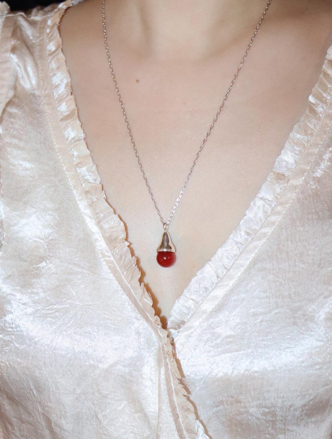 DROP NECKLACE (AGATE)