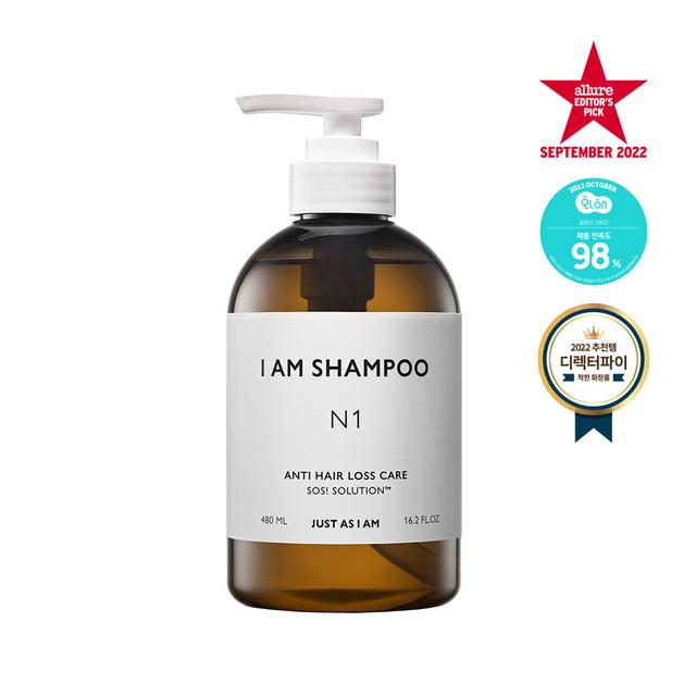 아이엠 샴푸 N1 안티 헤어 로스 케어 480ml [탈모증상완화]