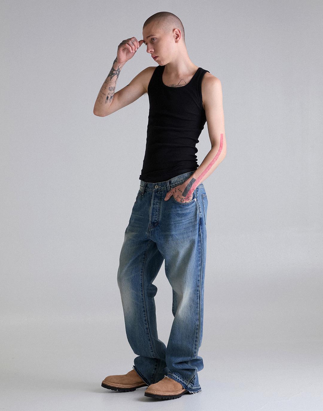 252 Relaxed Flare Denim Jeans (Used)