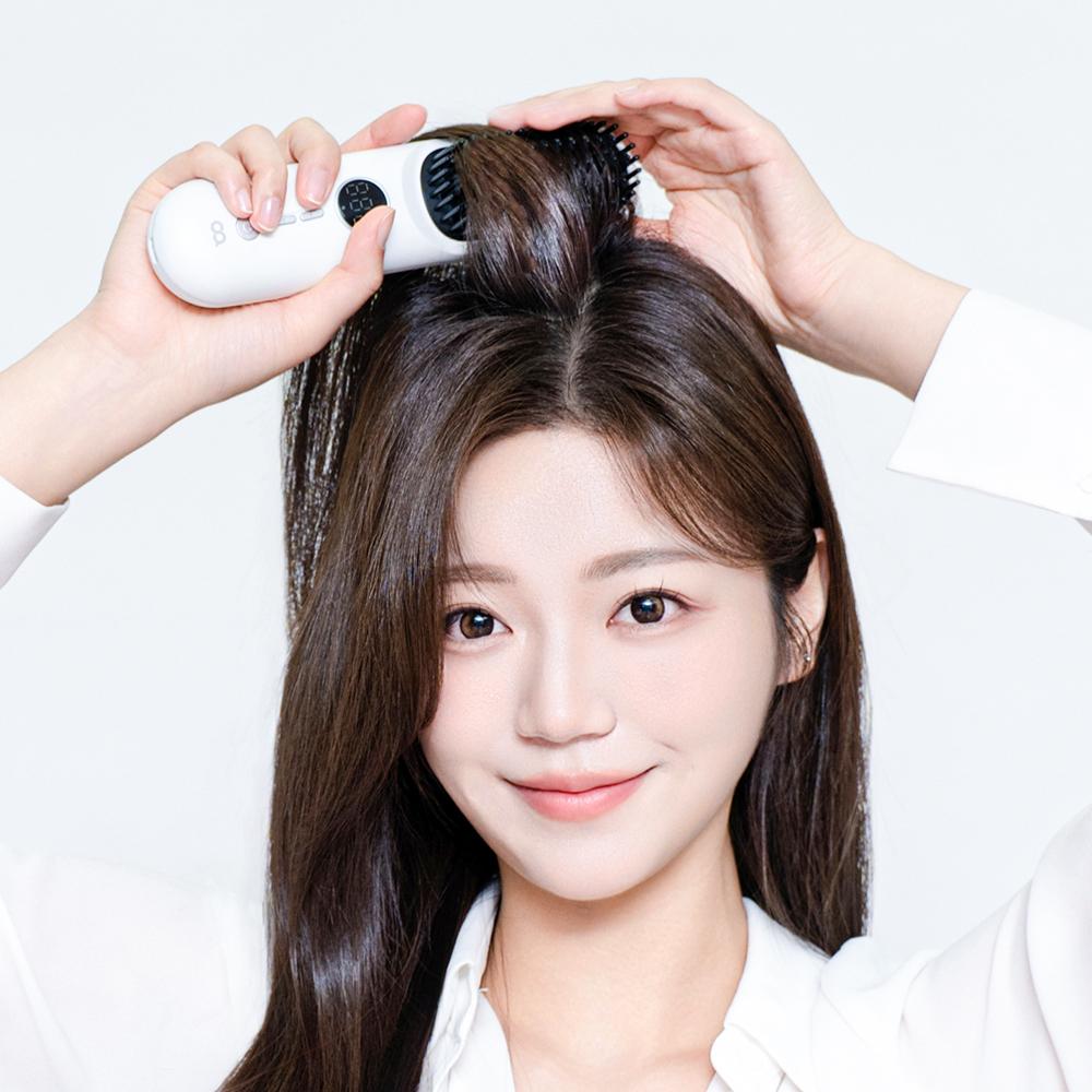 오아 [미니 무선 빗 고데기❤] 오아 볼륨업 무선 빗 고데기 휴대용 미니 볼륨 고대기 헤어 매직기