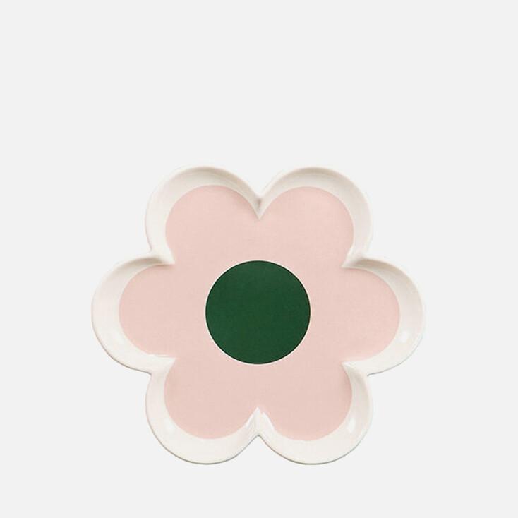 [올라카일리] 주얼리 액세서리 트레이 꽃잎 핑크