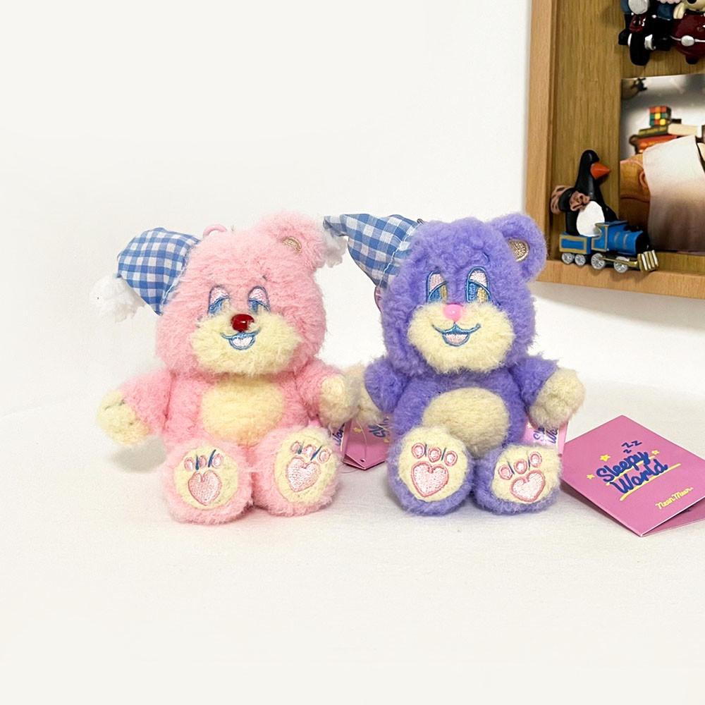 네온문 슬리피테디 인형 가방고리 키링