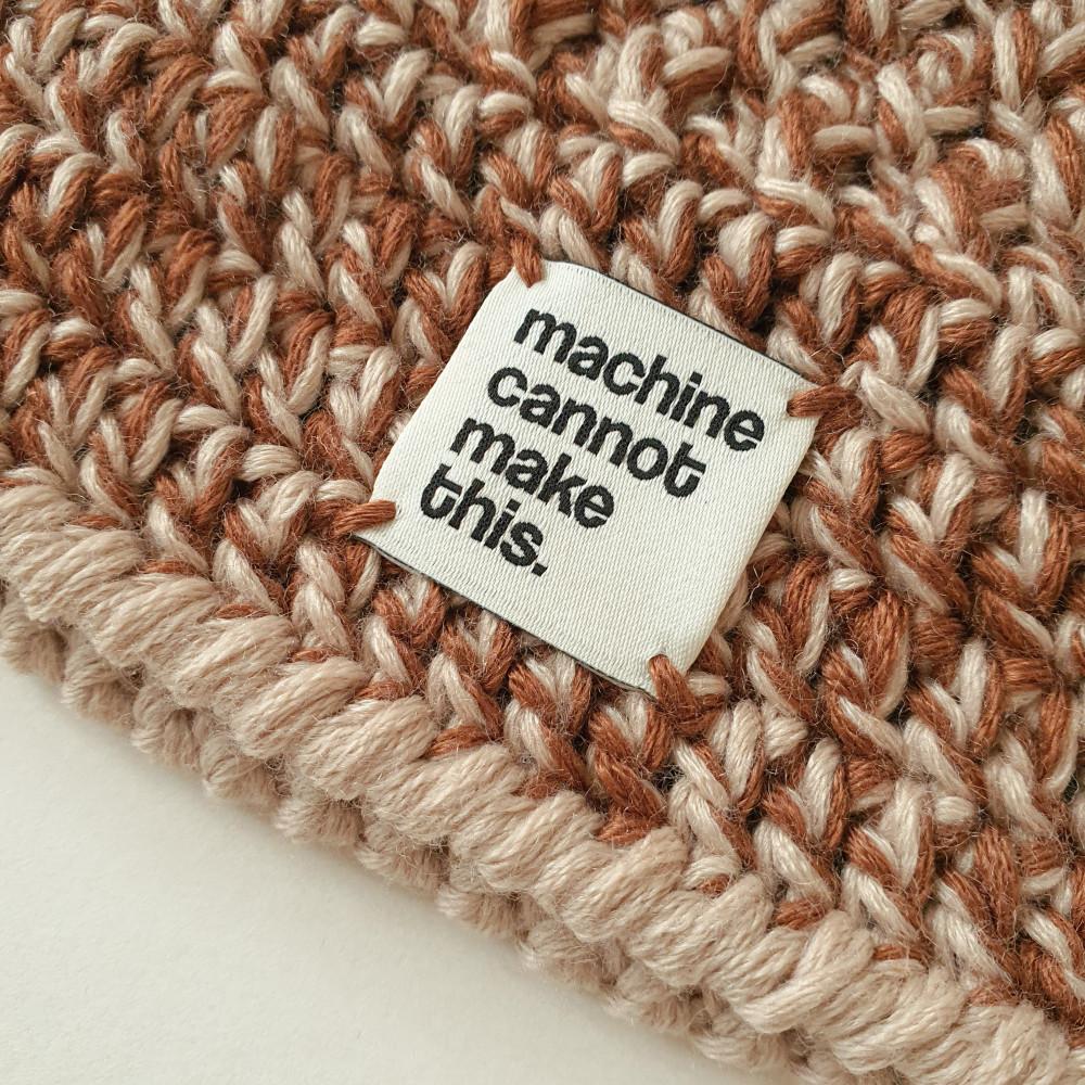 (20개 이상 20% DC) [자체제작] 패브릭 자수 라벨 뜨개질라벨 코바늘 핸드메이드라벨