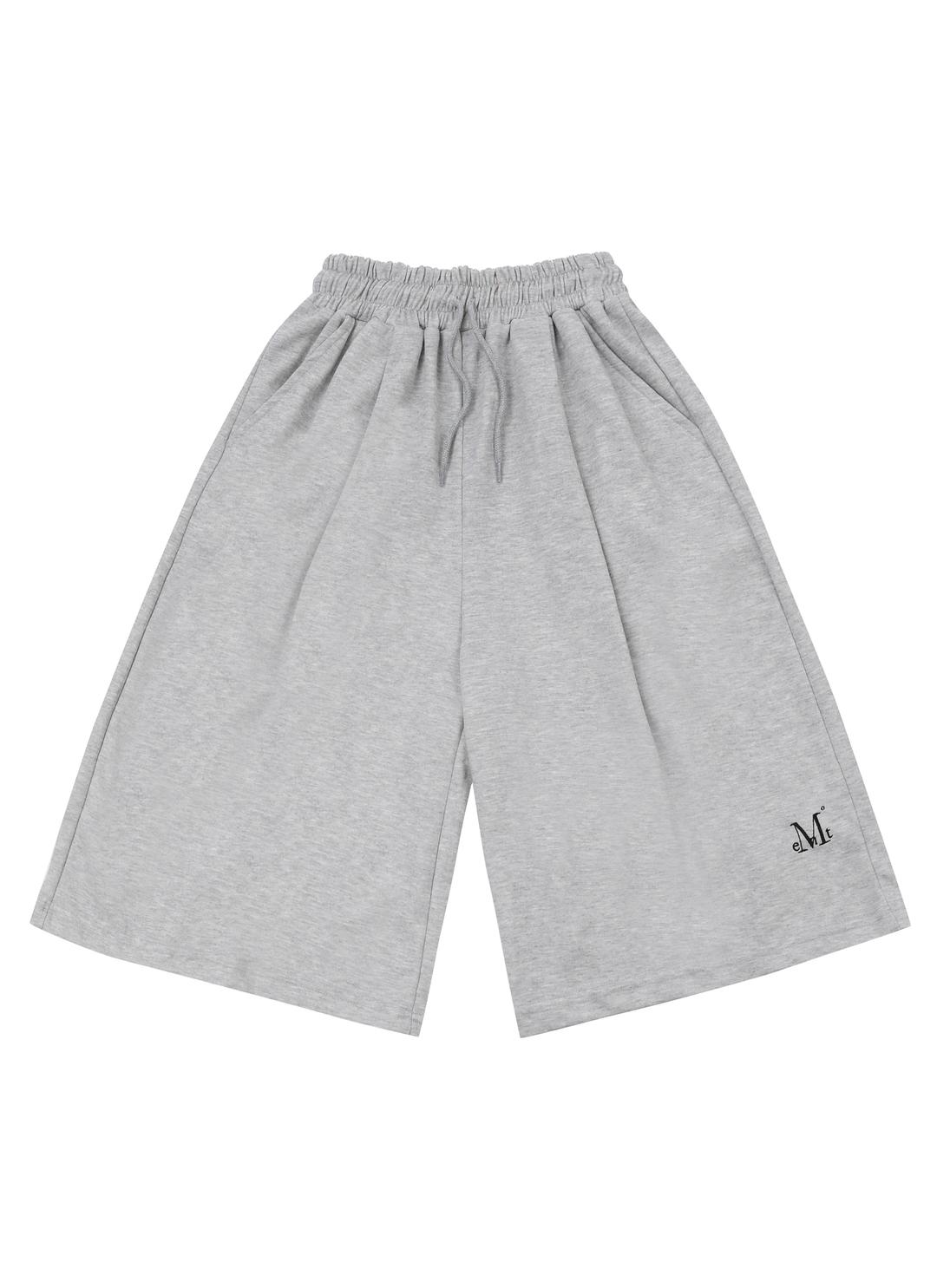BERMUDA SWEAT PANTS (Gray, Black)