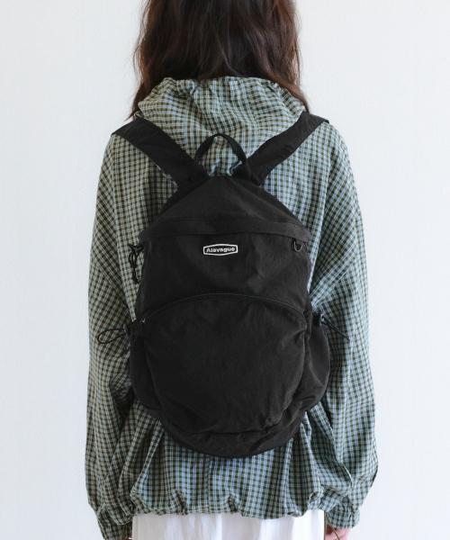 클램 패커블 백팩 - 블랙