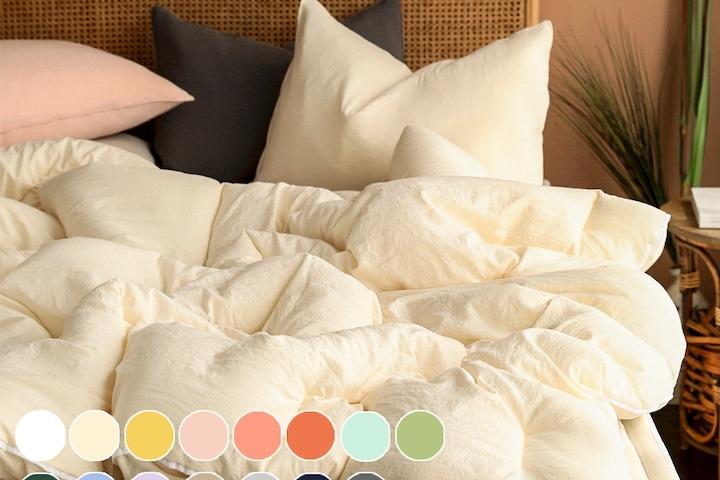 [10%쿠폰] 부드러운 카스테라 항균 옥수수솜 간절기/사계절 차렵이불세트