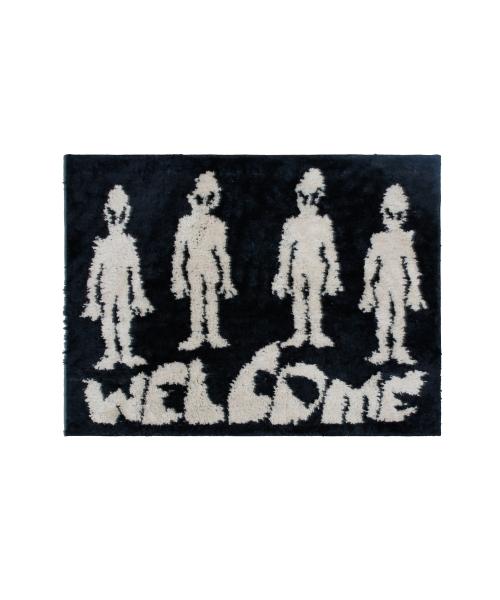 GAC006 에일리언 웰컴 매트 (BLACK)
