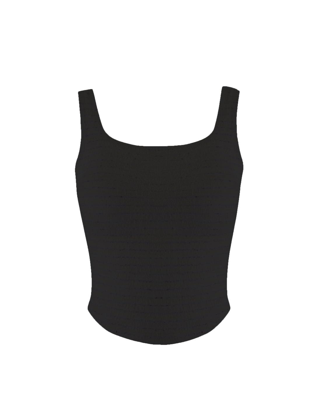 트위드 스퀘어 브라탑