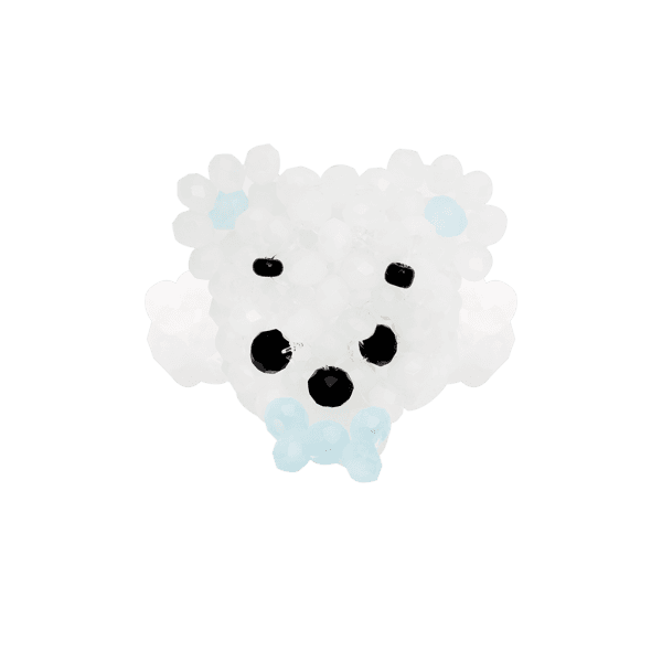 [X YOUNGART] POOKY Beads Ring (White)