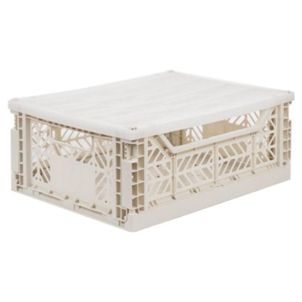 아이카사 폴딩박스 덮개 M white