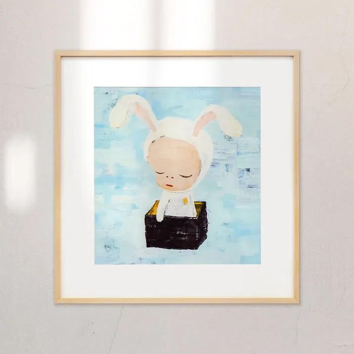 [액자] Litthe Bunny in the Box/요시토모 나라(Yoshitomo Nara)