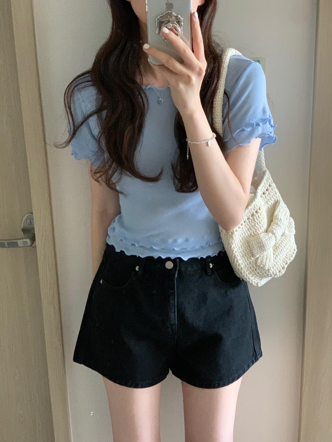 피터앤웬디 [MADE] 더블 프릴 티셔츠