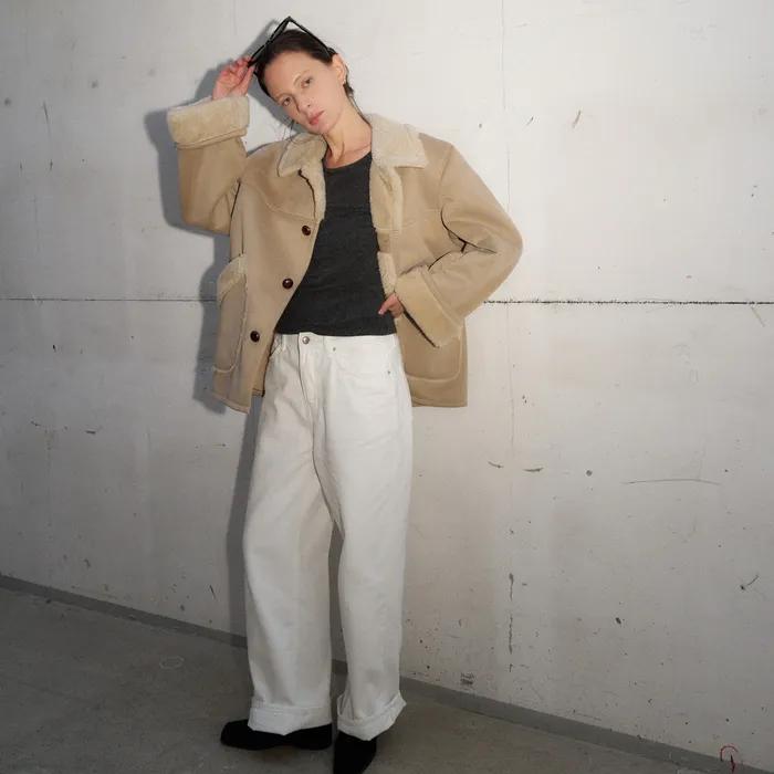 Dumbo velvet denim - Ivory