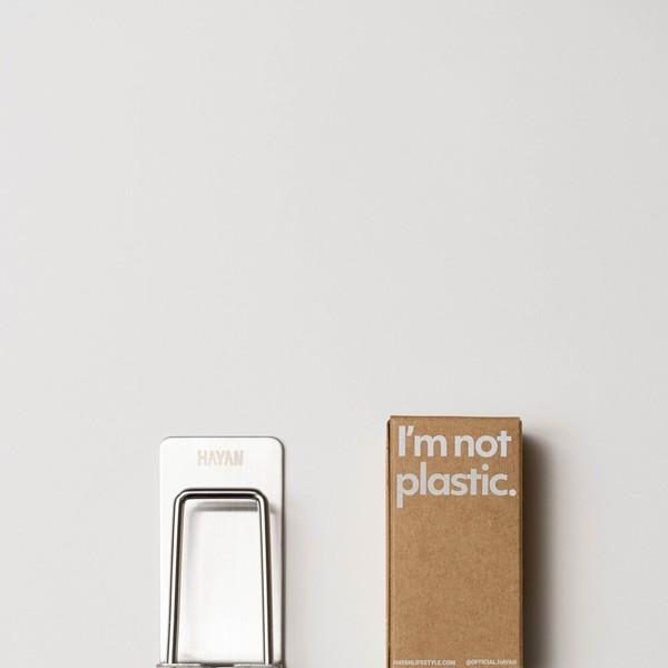 Silver Toothbrush Holder