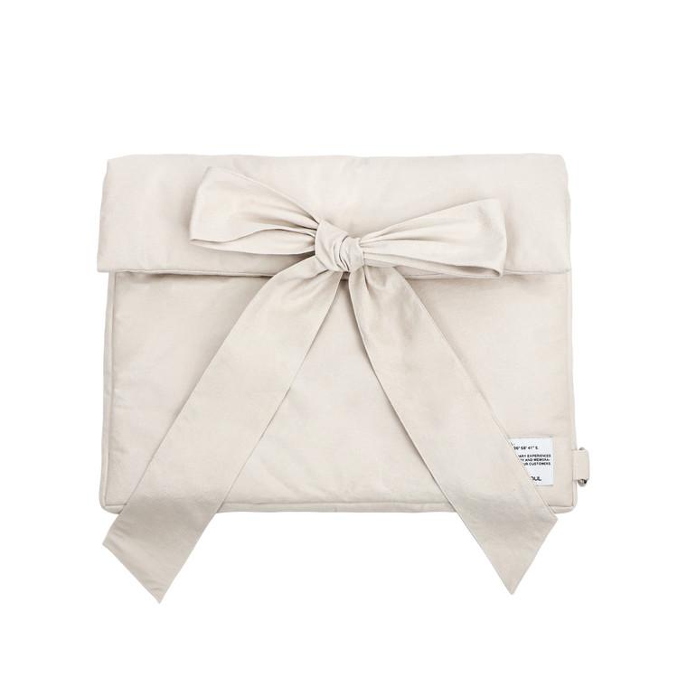 Soft Cloudy Laptop Pouch_Cream Suede  : Nooha Seoul 누하서울