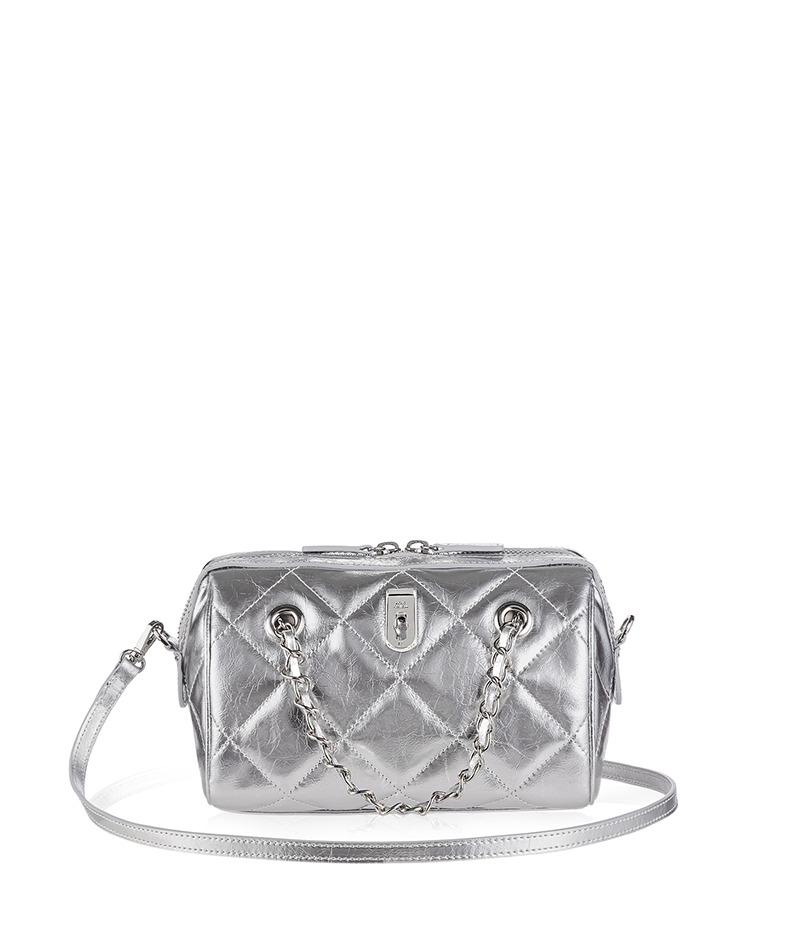 오드 보스톤백_실버