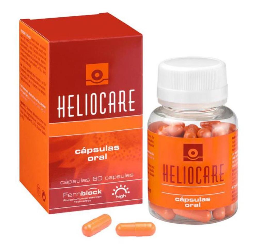 헬리오케어 캡슐 60 먹는 선크림 피부영양제 미백 자외선차단제 [원산지:스페인]