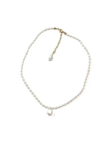[딸기샤베트] YSS_물방울 처음과 끝엔_ 담수진주 _Necklace