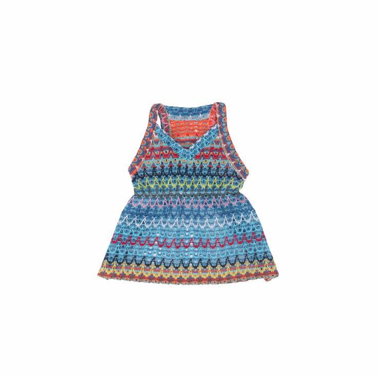 트로피칼 브이넥 드레스