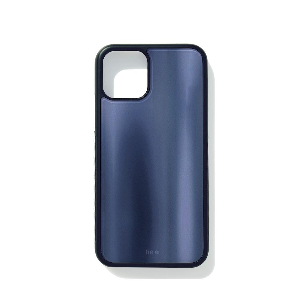 Smudging deep blue 맥세이프 무광 글라스 범퍼 케이스