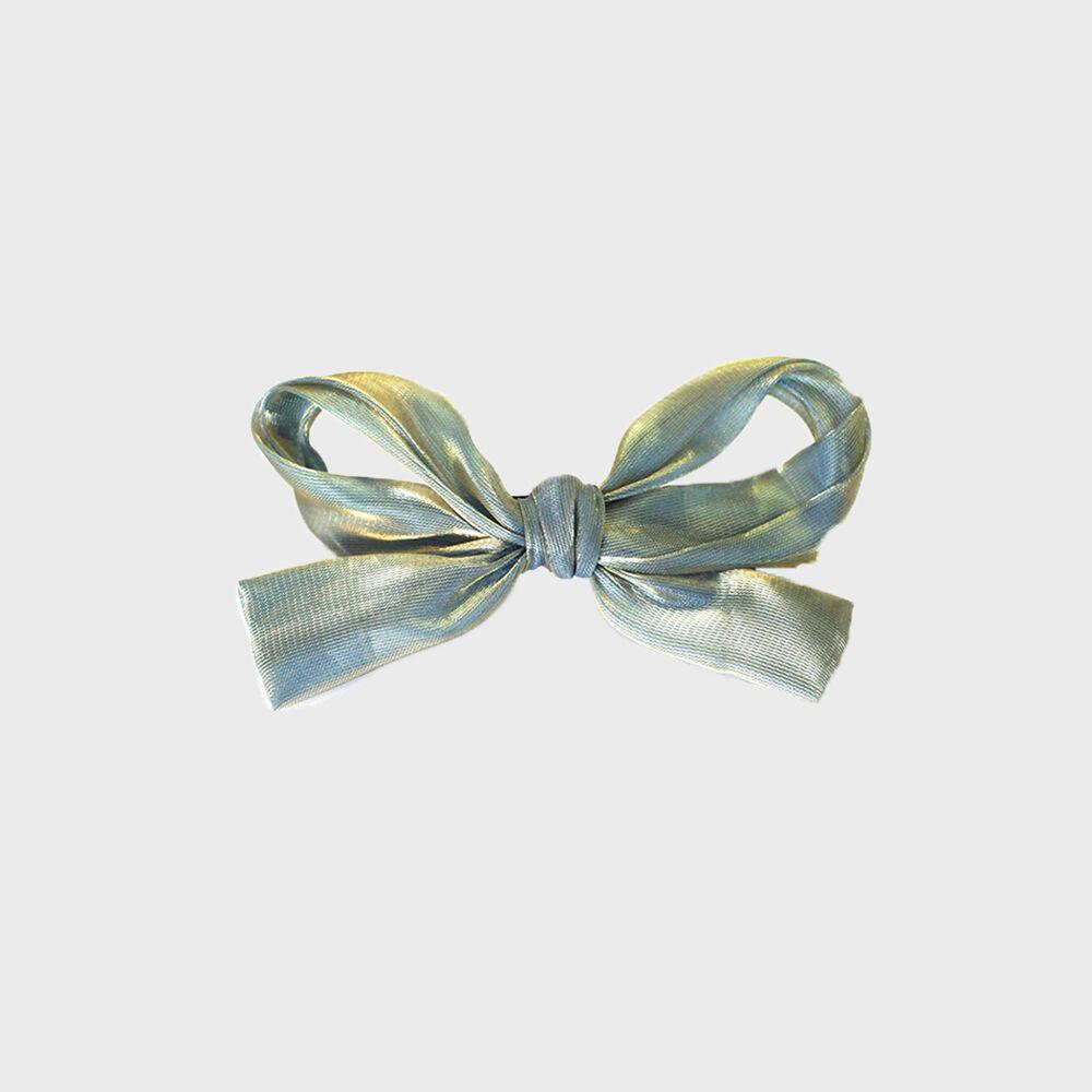 TL016 Faded silky hair mini ribbon pin