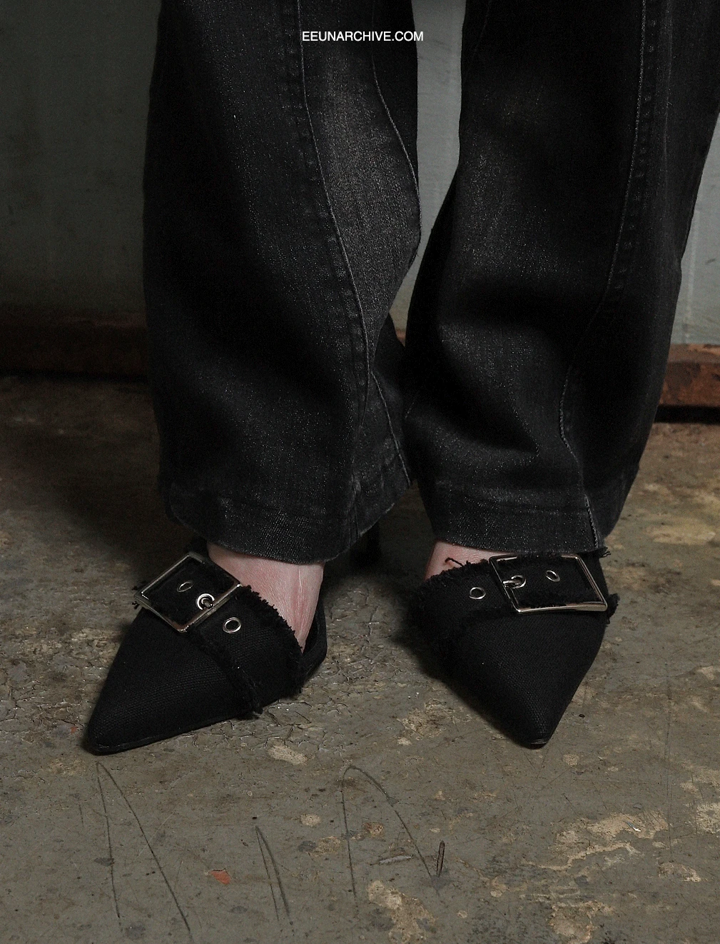 프레이 코튼 스틸레토힐