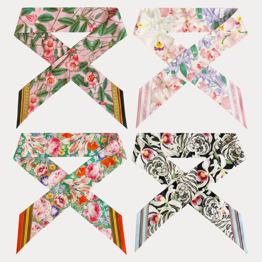 Hypnotic Paradise Twilly Scarf · 브로치 증정