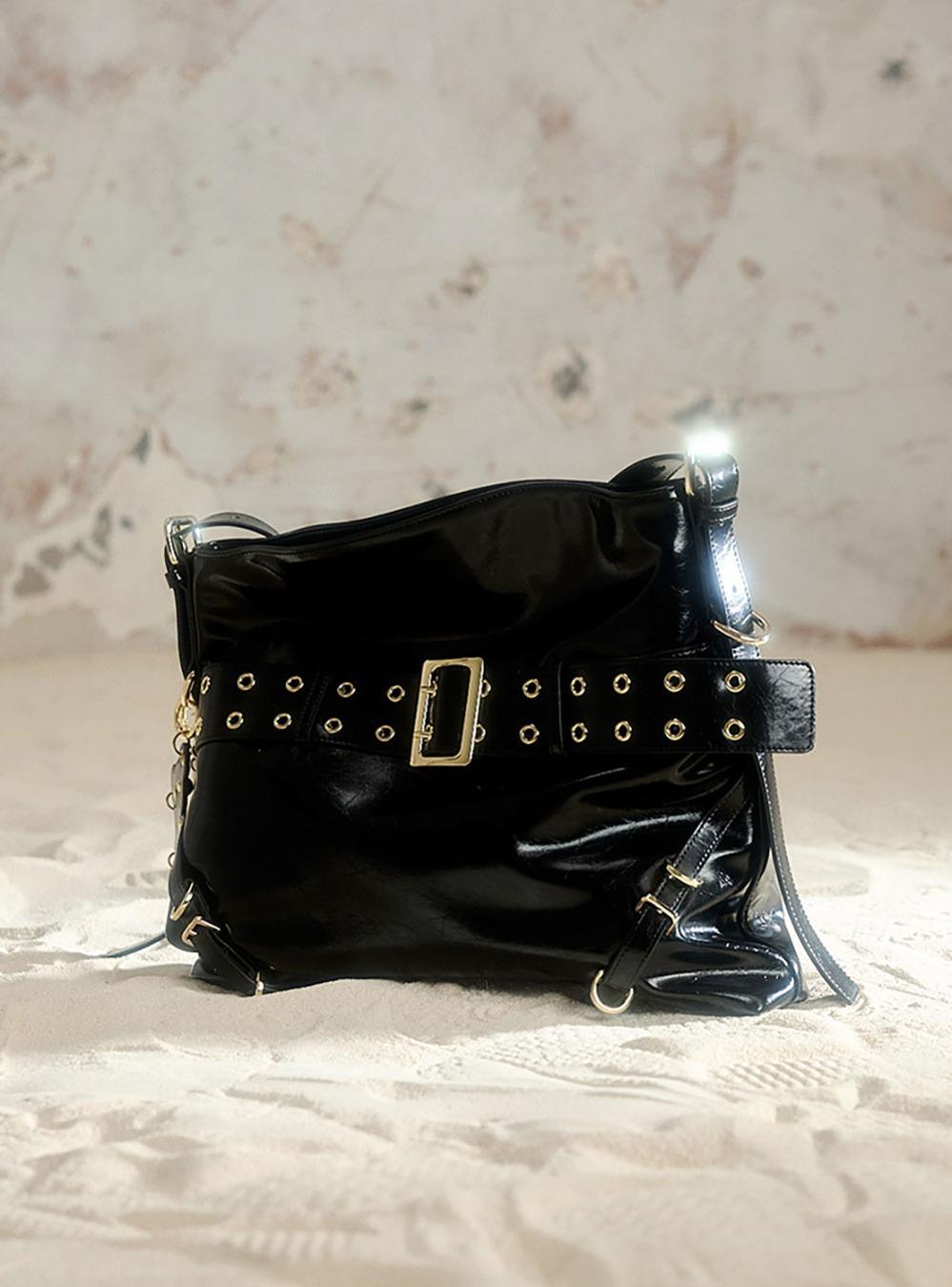 Wide Big Belt Back Totebag