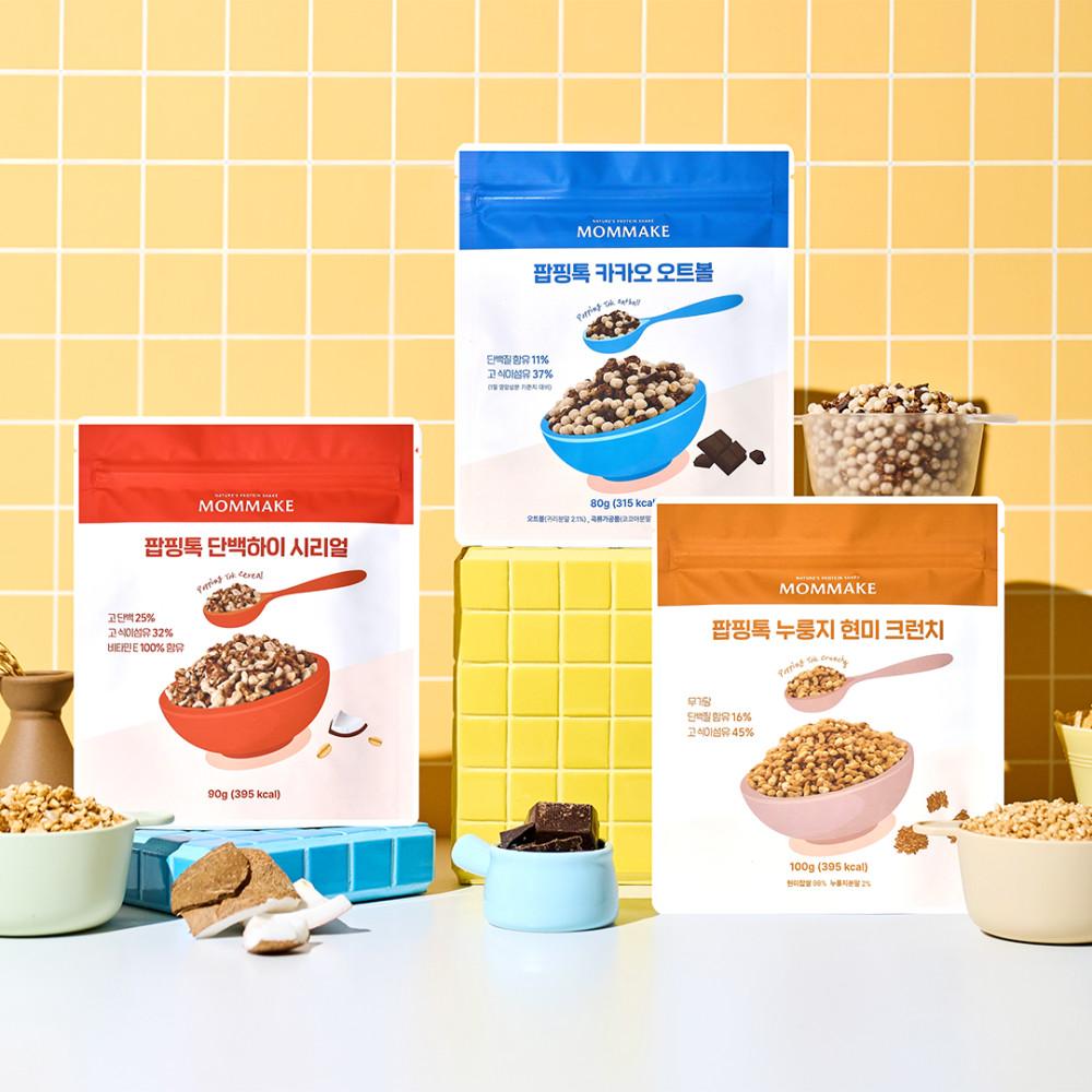 맘메이크 팝핑톡 그래놀라 시리얼