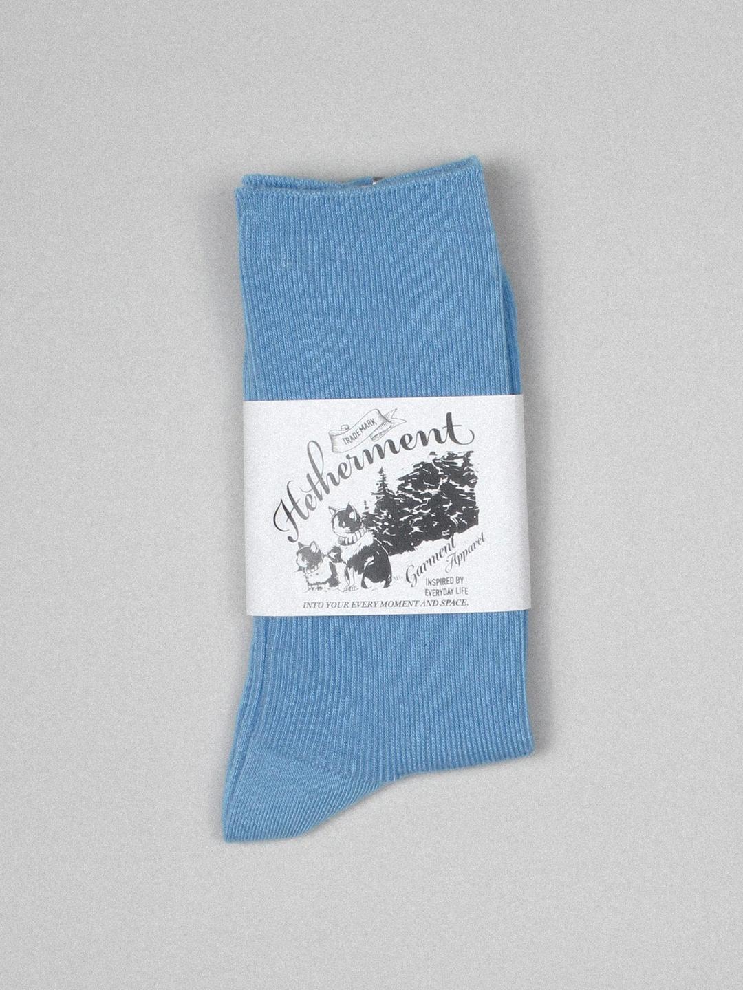 airy socks (blue)
