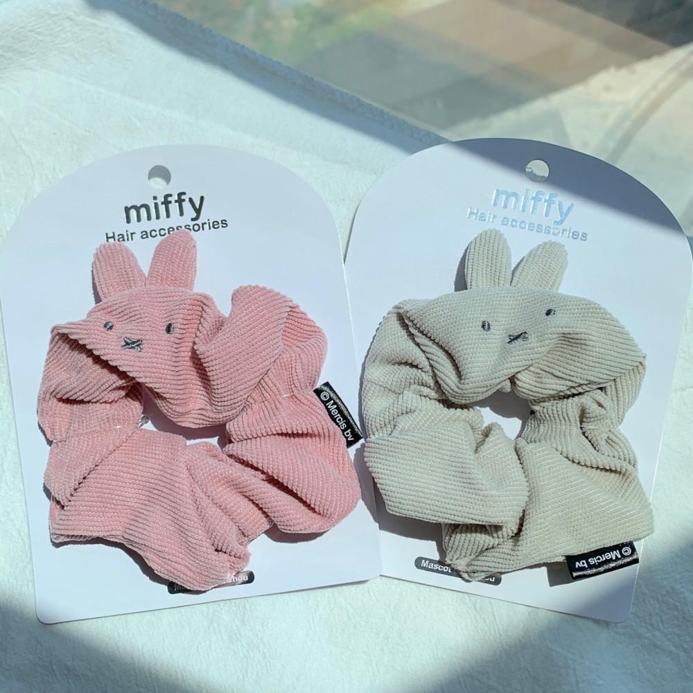 미피 마스코트 헤어슈슈(선택)/헤어 곱창밴드,곱창 머리끈,헤어밴드,머리 고무줄